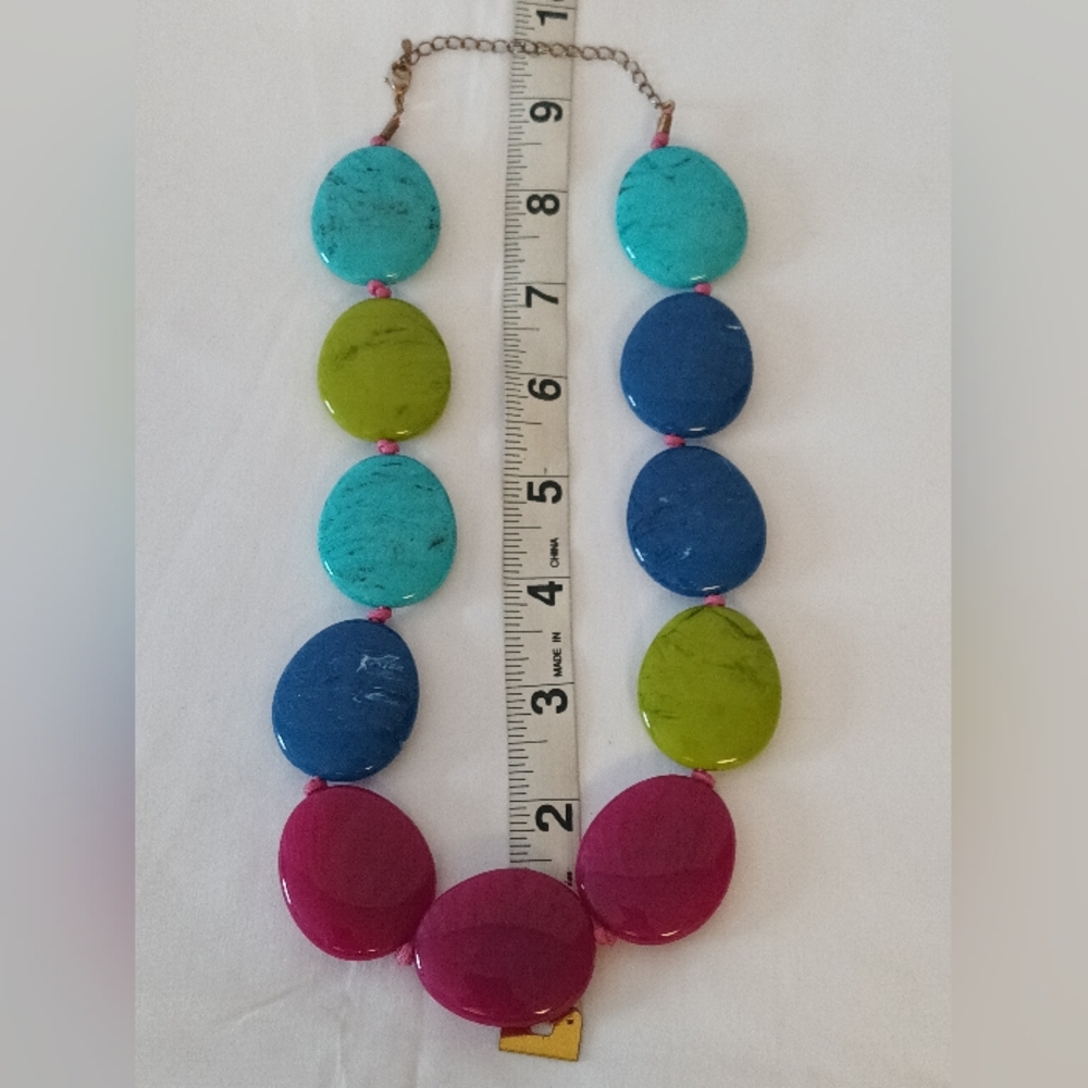 𝗩𝘁𝗴.𝗧𝗮𝗴𝘂𝗮 𝗖𝗼𝗹𝗼𝗿𝗳𝘂𝗹 𝗦𝘁𝗮𝘁𝗲𝗺𝗲𝗻𝘁 𝗡𝗲𝗰𝗸𝗹𝗮𝗰𝗲 - Picture 2 of 7